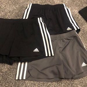 Lot of 3  Girls Adidas Shorts Size Youth L